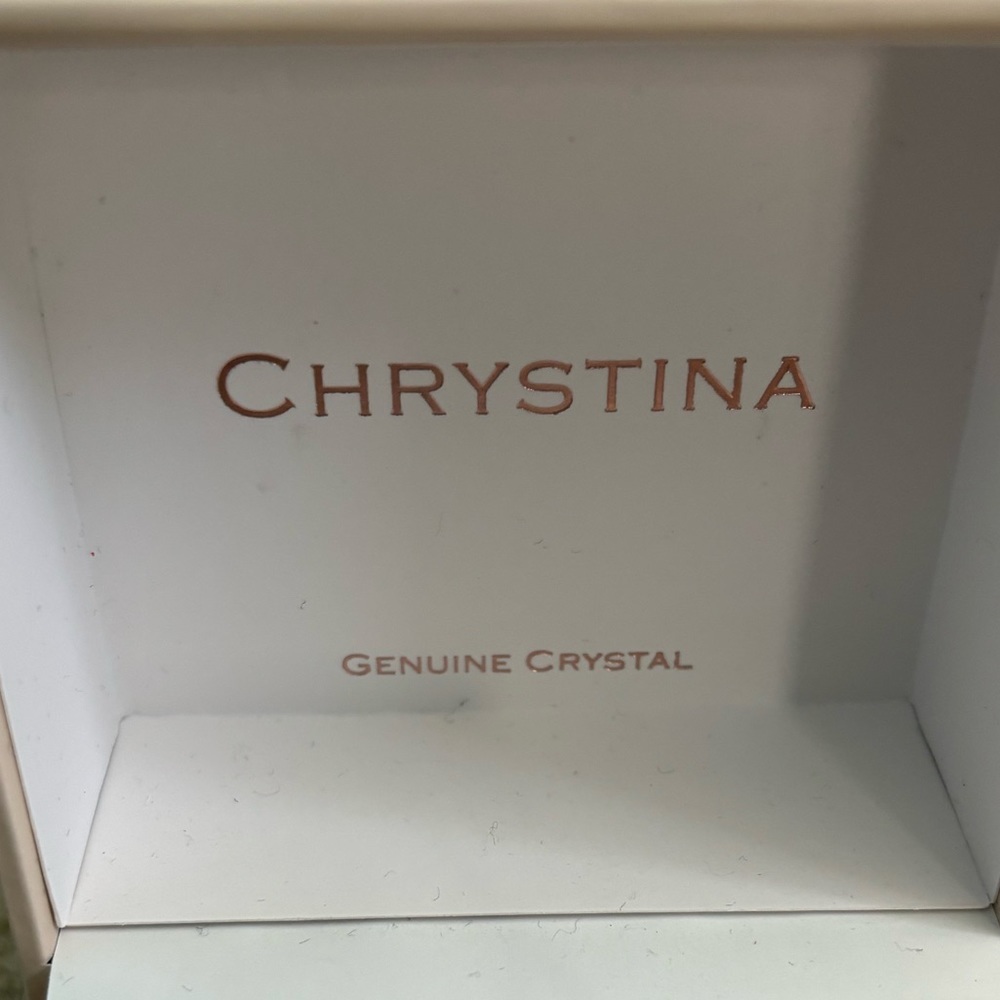Silver Crystal Earrings - Picture 2 of 3